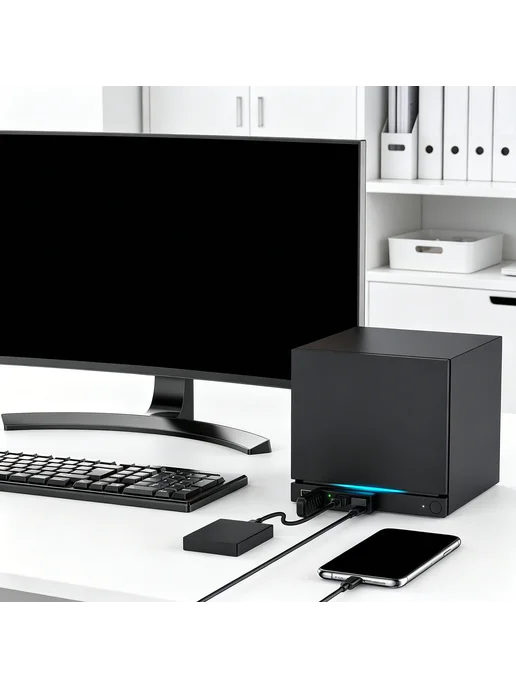 4в1 USB-хаб для Steam, PS5, ноутбука, экспандер, с сумкой, вариант, фото 3