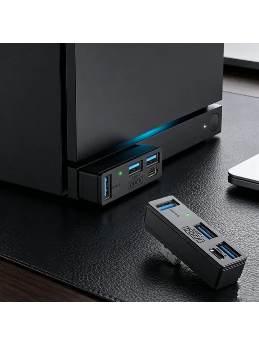 4в1 USB-хаб для Steam, PS5, ноутбука, экспандер, с сумкой, вариант, фото 4