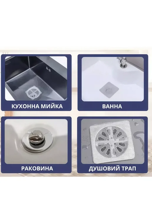 MELUX Сетка для слива для ванной канализаций,сантехника, серый, фото 8