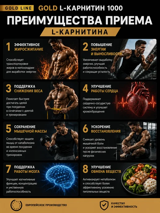 Kevin Levrone Л-карнитин жиросжигатель Кевин Леврон Gold 1000 мг 100 табл, золотой, фото 2
