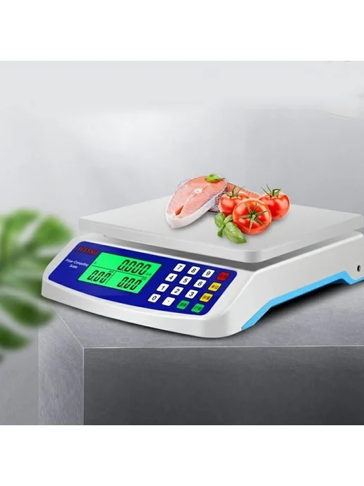 Электронные весы для продуктов с ЖК-дисплеем, 40 кг, 1 г, 40 кг, 1 г, фото 4