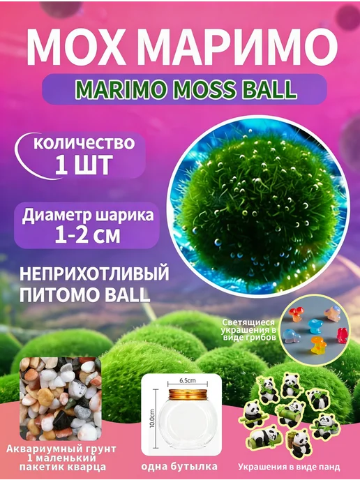 водоросли для аквариума маримо，Племенной набор, вариант