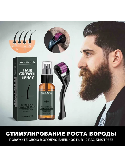 West&Month Набор для ухода за бородой, мужской, вариант, фото 5