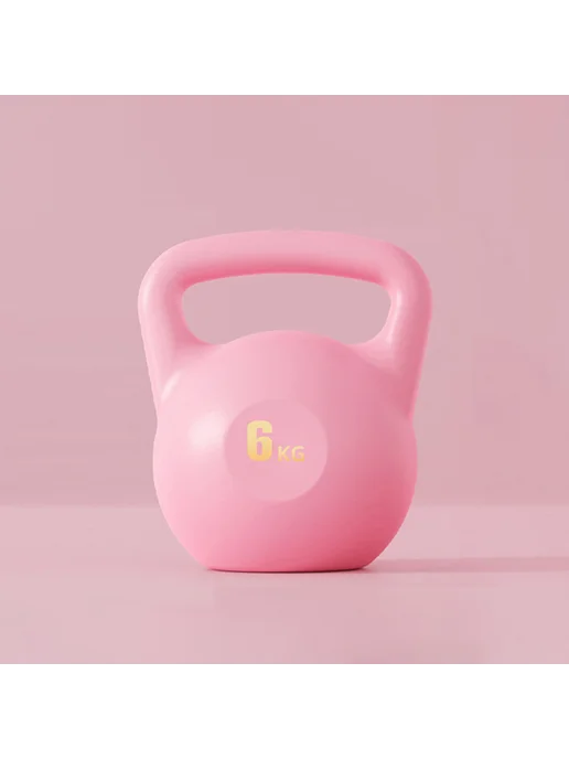 Водяная гиря 6 кг для фитнеса, дома, розовая, 6 кг, фото 3