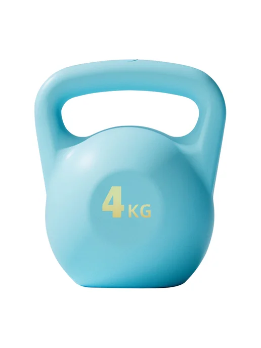 Водяная гиря 6 кг для фитнеса, дома, розовая, 4 кг