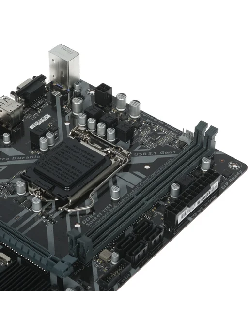 Материнская плата Socket LGA1151-V2 H310M S2 2DDR4, коричневый, фото 5