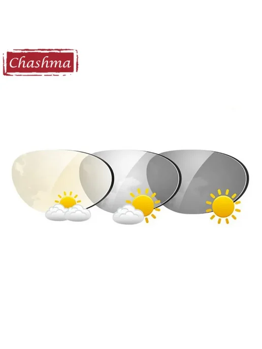 Chashma фотохромные линзы серые-коричневые, серый, синий, коричневый
