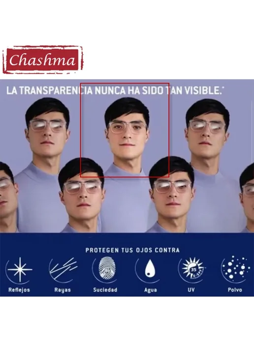 Chashma 1.61 Index MR-8 линзы для очков с защитой от синего, синий, фото 3