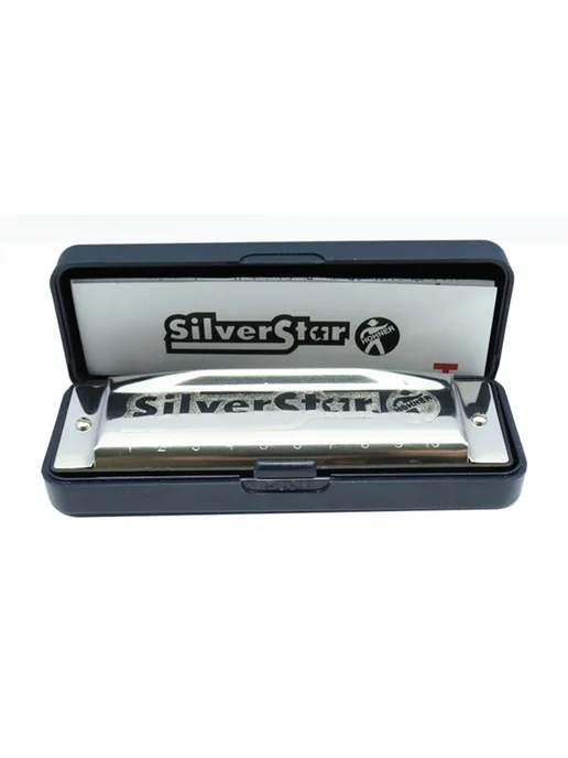 SevenAngel Hohner губная гармошка 10 отверстий Blues Harp До мажор, серый, фото 4