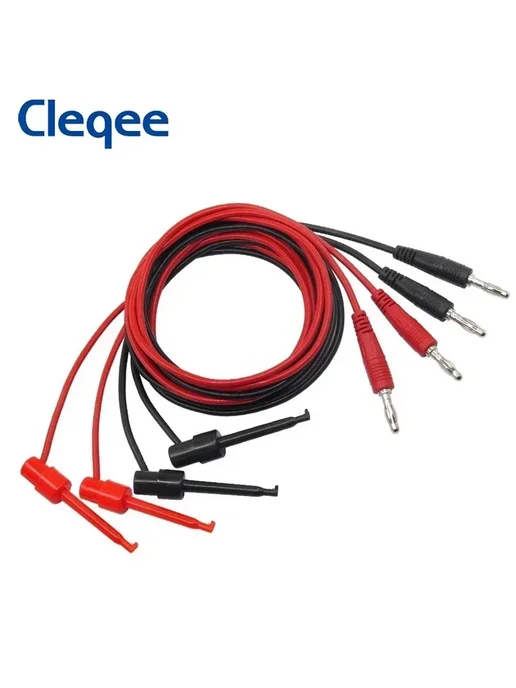 CLEQEE Провода для мультиметра P1039, 2шт, красный, 2 шт, фото 7
