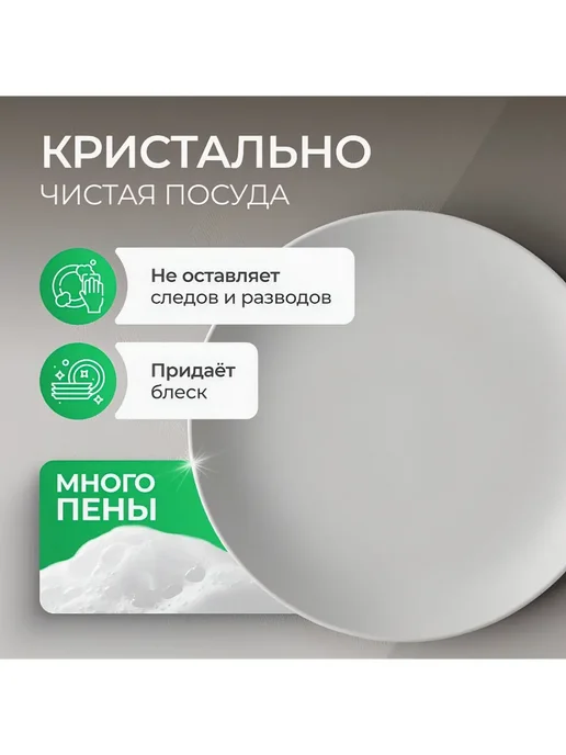 SINERGETIC Гель для мытья посуды Зелёный чай 0,5л. ЭКО, 500 мл, фото 8