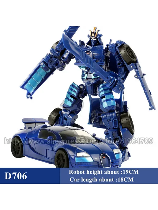 IACCES WEIJIANG Трансформер, робот-автомобиль, синий, YX D706, синий