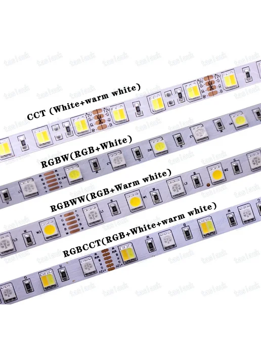 taslauk Светодиодная лента 5M RGB, белый, 12V, IP65 Waterproof, вариант, фото 3