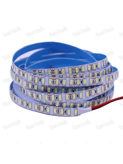 taslauk LED лента 5м SMD 5730 теплый белый белый 12В Warm wh, 5 м, фото 2