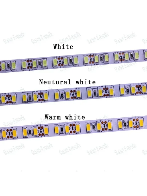 taslauk LED лента 5м SMD 5730 теплый белый белый 12В Warm wh, 5 м, фото 3