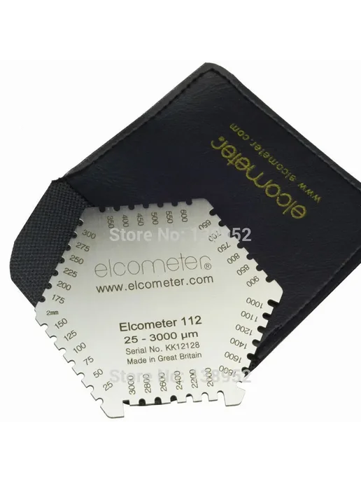 ETOPOO Elcometer 112 Толщиномер пленки 25-3000 мкм, Бежевый, бежевый, фото 5