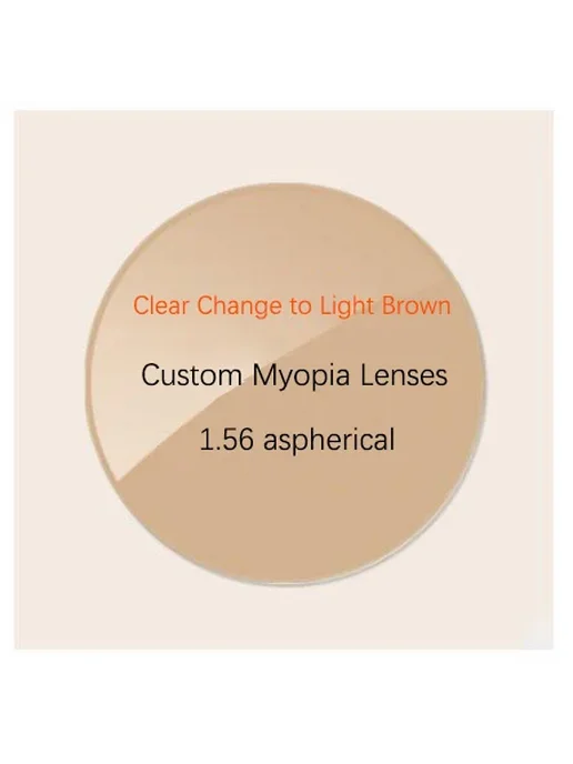 Glocco Асферические линзы для близорукости 1.56 clear to brown, коричневый