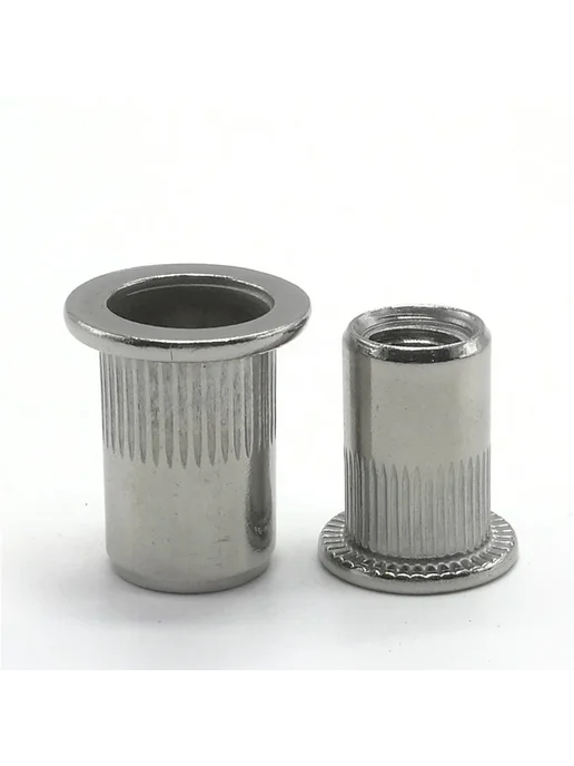 HPCLE Гайка-заклепка M3, 20шт, алюминий, плоская головка, 20 шт