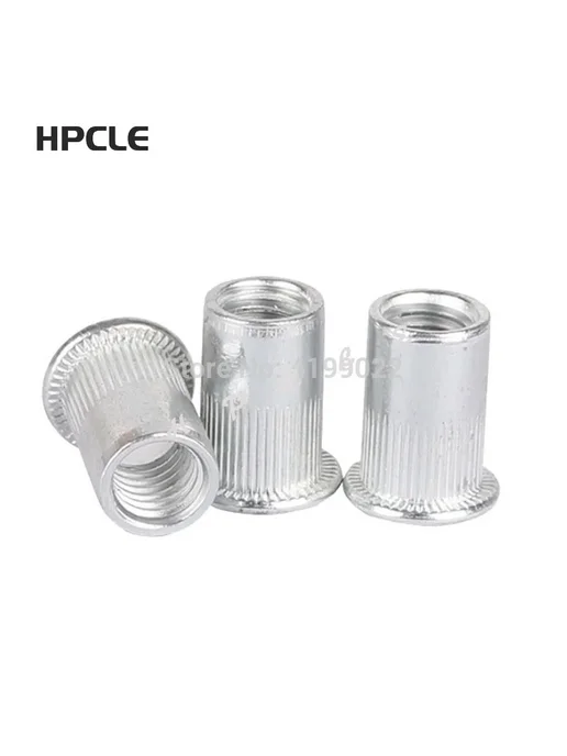 HPCLE Гайка-заклепка M3, 20шт, алюминий, плоская головка, 20 шт, фото 4