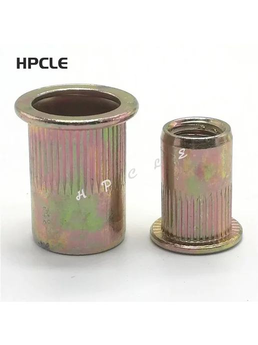 HPCLE Гайка-заклепка M3, 20шт, алюминий, плоская головка, 20 шт, фото 6
