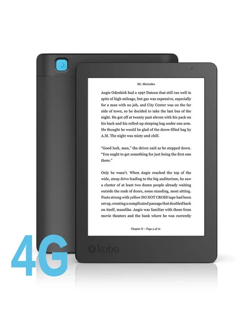 ink not ink Kobo Aura Edition 2 4ГБ + чехол, 4 ГБ
