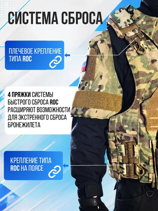 Бронежилет RS тактический военный, белый, фото 3