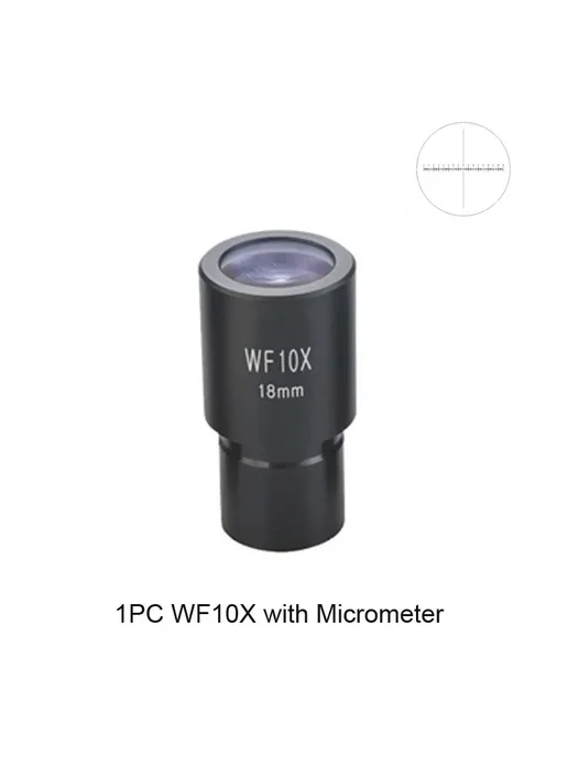 NEWSCOPE Окуляр микроскопа WF10X 18mm с микрометром, вариант