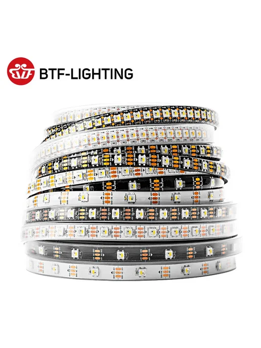 BTF-lighting Светодиодная лента RGBWW SK6812 1m, IP30, вариант