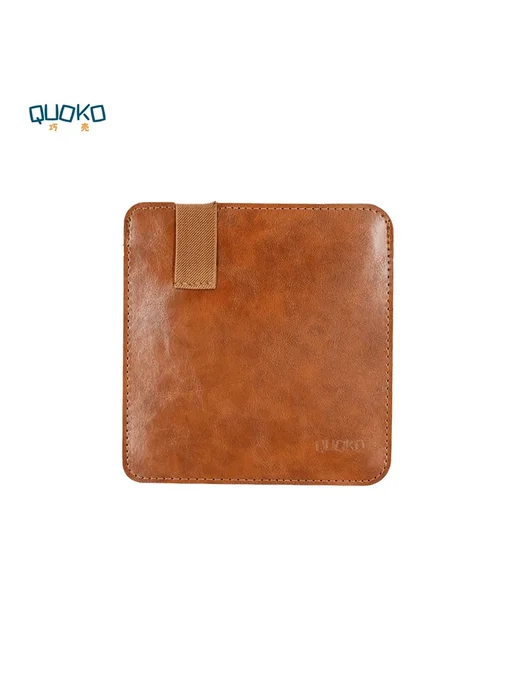 Quoko Чехол для Kindle Oasis 3 микрофибра Glossy Dark Brown, коричневый