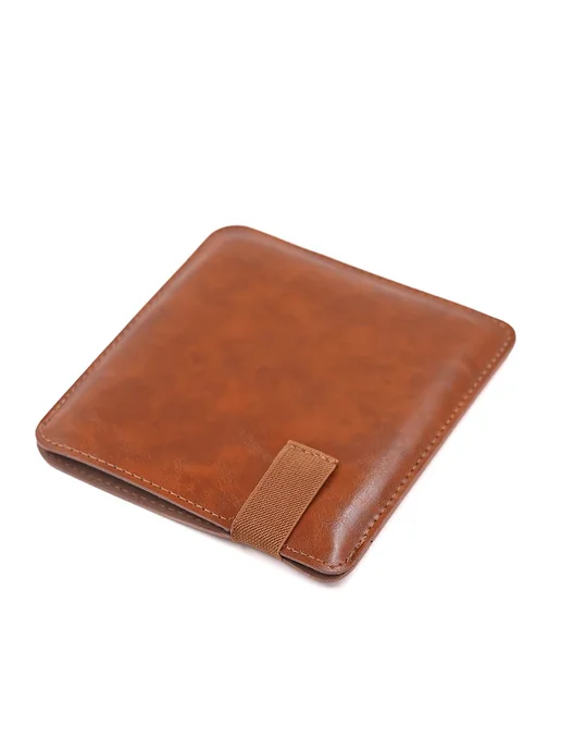 Quoko Чехол для Kindle Oasis 3 микрофибра Glossy Dark Brown, коричневый, фото 5