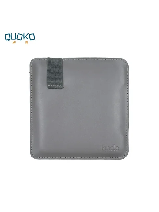 Quoko Чехол для Kindle Oasis 3, микрофибра, Matte Gray, серый