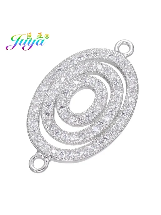 Juya фурнитура для украшений, White Gold, белый