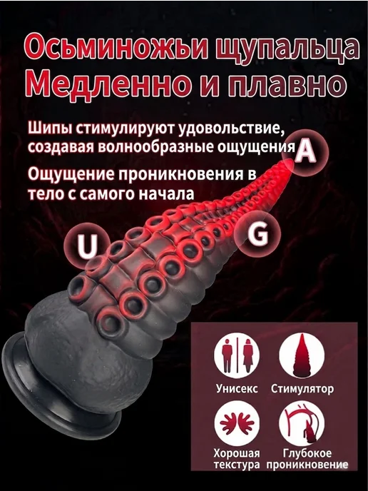 Инопланетная анальная втулка Slayer S, черный, фото 5