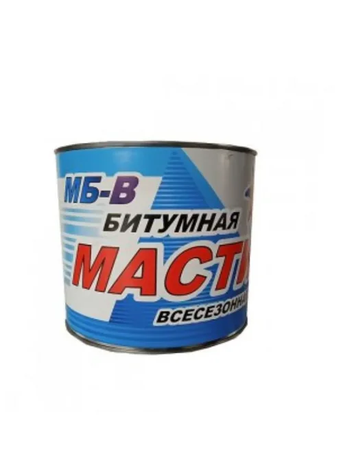 Мастика битумная всесезонная МБ-В 1,8кг (6), 1,8 кг
