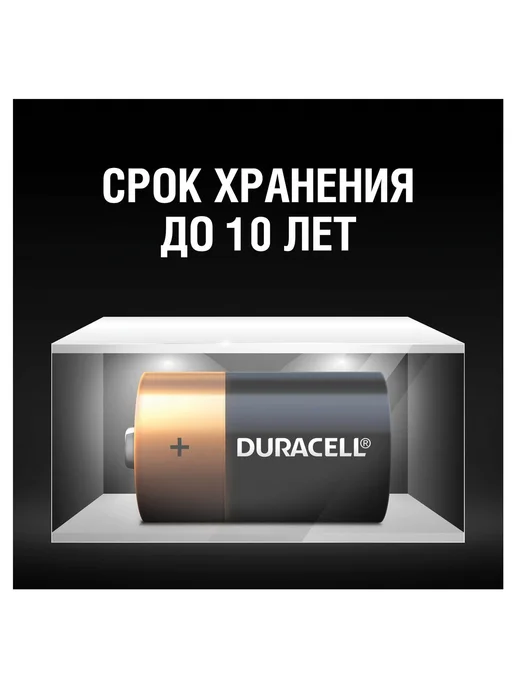 Батарейки DURACELL Basic D 2шт блист, MN 1300, 2 шт, фото 3