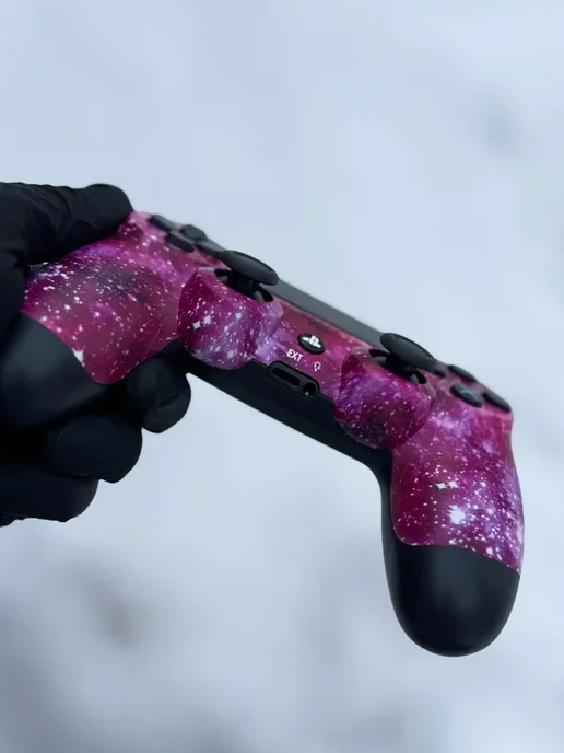 Геймпад для PS 4 для ПК и телефона беспроводной, розовый, фото 5