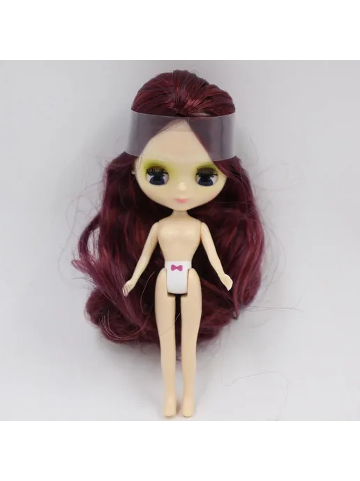 Нет бренда Кукла Mini Blyth 10 см, nude doll, ABS, 14+, вариант