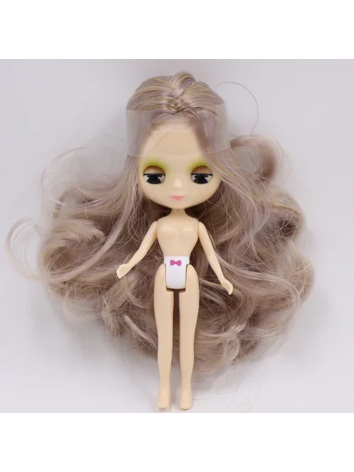 Нет бренда Кукла Mini Blyth 10 см, nude doll, ABS, 14+, вариант, фото 3