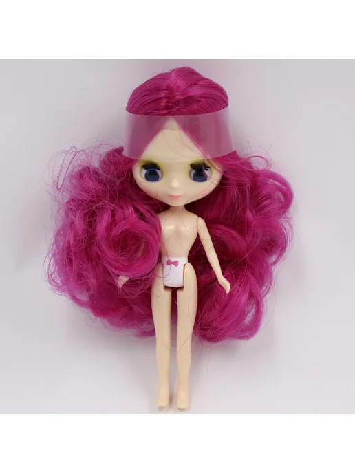 Нет бренда Кукла Mini Blyth 10 см, nude doll, ABS, 14+, бежевый, фото 4