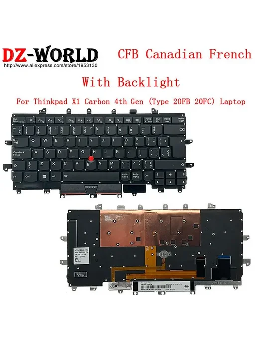 DZ-WORLD Сменная подсветная клавиатура для Lenovo ThinkPad X, желтый