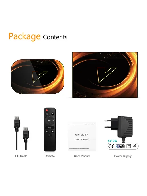 vontar X3 Smart TV BOX 4ГБ 128ГБ, US Plug, 4 ГБ, 128 ГБ, фото 7