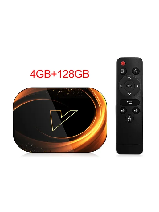 vontar X3 Smart TV BOX 4GB 128GB Европейская вилка, 4 ГБ, 128 ГБ
