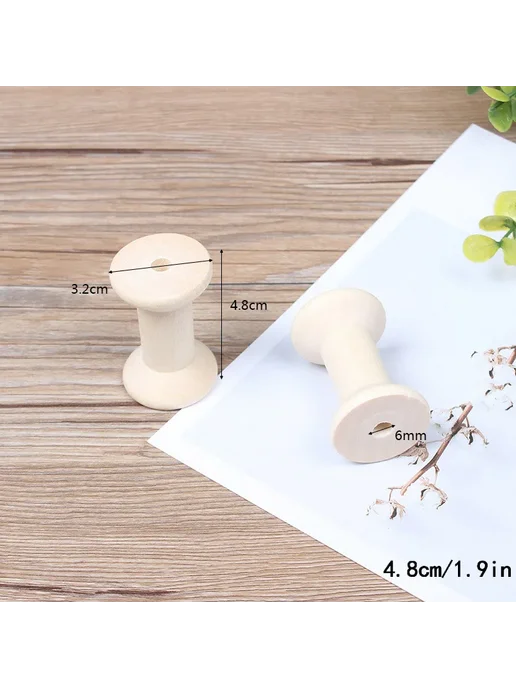 Нет бренда Деревянные катушки для вязания 3cm 10 шт, 10 шт, фото 5