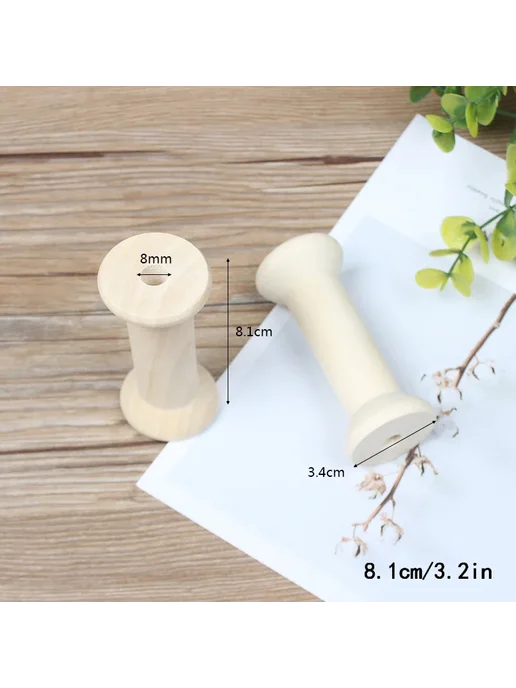 Нет бренда Деревянные катушки для вязания 3cm 10 шт, 10 шт, фото 6