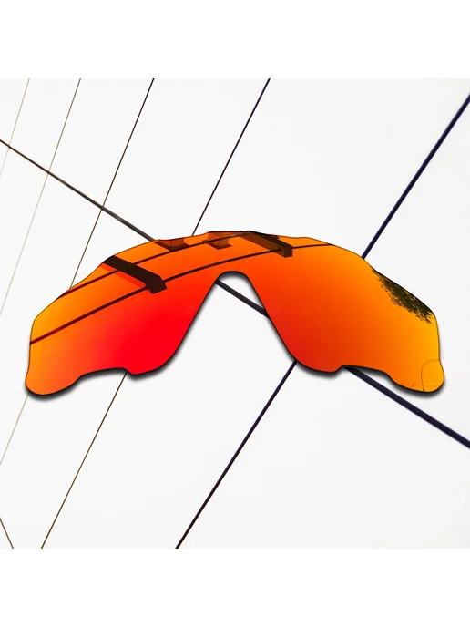 Eye Opening Stuff Оранжевые линзы Oakley Jawbreaker Fire Red, красный