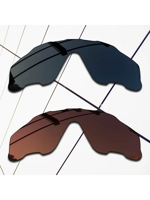 Eye Opening Stuff Линзы Oakley Jawbreaker Black-Brown, Коричневый, коричневый