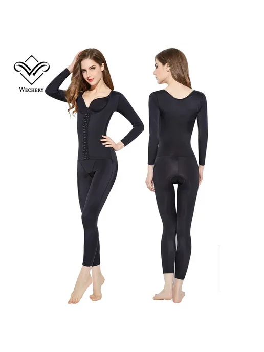 wechery Корректирующее боди, черный, полиэстер спандекс, S-3, черный, фото 2