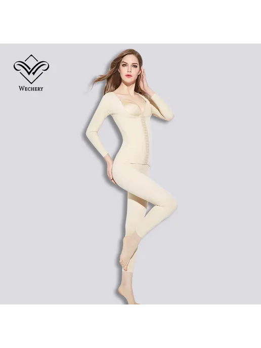 wechery Корректирующее боди, черный, полиэстер спандекс, S-3, черный, фото 3
