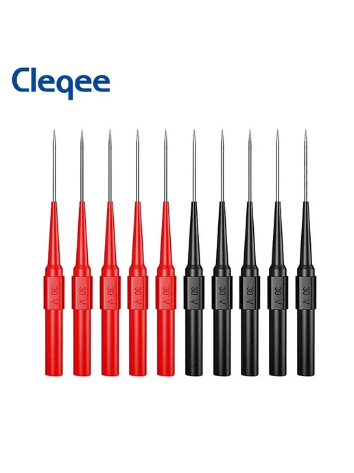 CLEQEE щупы для мультиметра, 10 шт, 5 цветов, 10 шт, фото 3