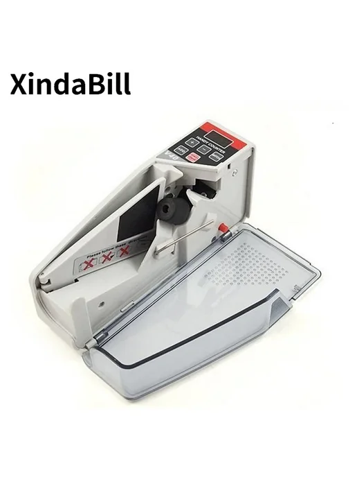 xindabill Портативный счетчик банкнот V30, белый, EU, белый, фото 2